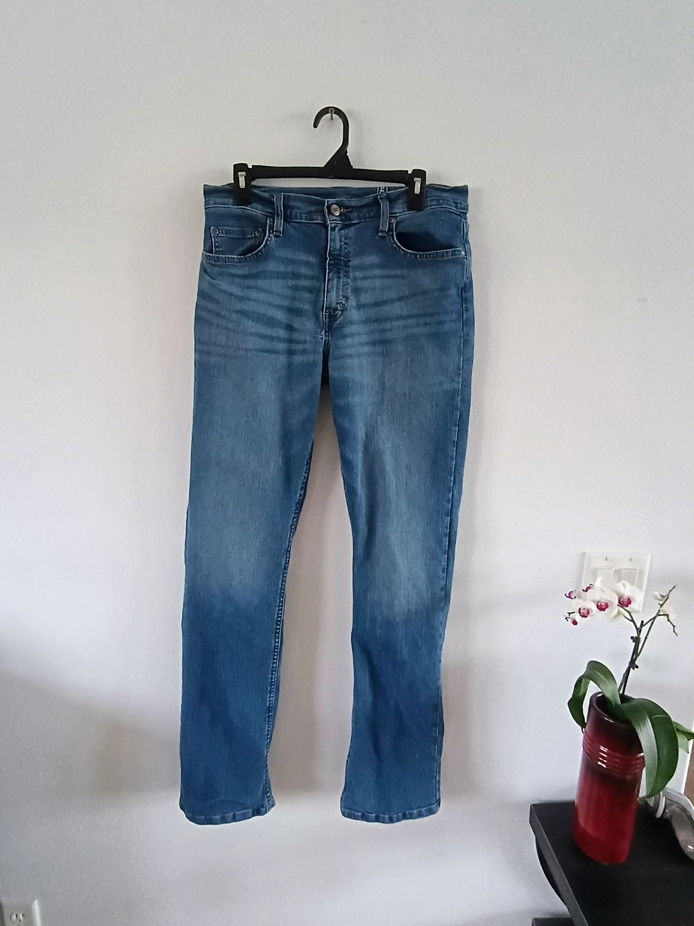 George Bootcut Jeans 32x34 Medium Wash Stretch Denim Classic Everyday Blue